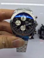 Swiss Replica Breitling Avenger Watch SS Black Chronograph - 7750 Automatic